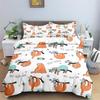 Lovely Sloth Duvet Cover Set Cartoon Animal Bedding Set For Girls Boys Teens Dorm Bedroom Decor Microfiber King Comforter Cover