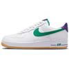 Мужские кроссовки Air Force 1 07 Joker White Court-Purple Gum-Light-Brown DO1156-100