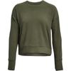 Meridian Cold Weather Solid Color Crew Neck Sports Sweatshirt Women Sweatshirt Green 1379880-390