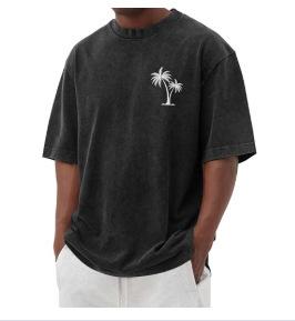 New Women's Clothing, Fashion Crew Neck, Digital Printed Western Style Short Sleeve T-Shirt