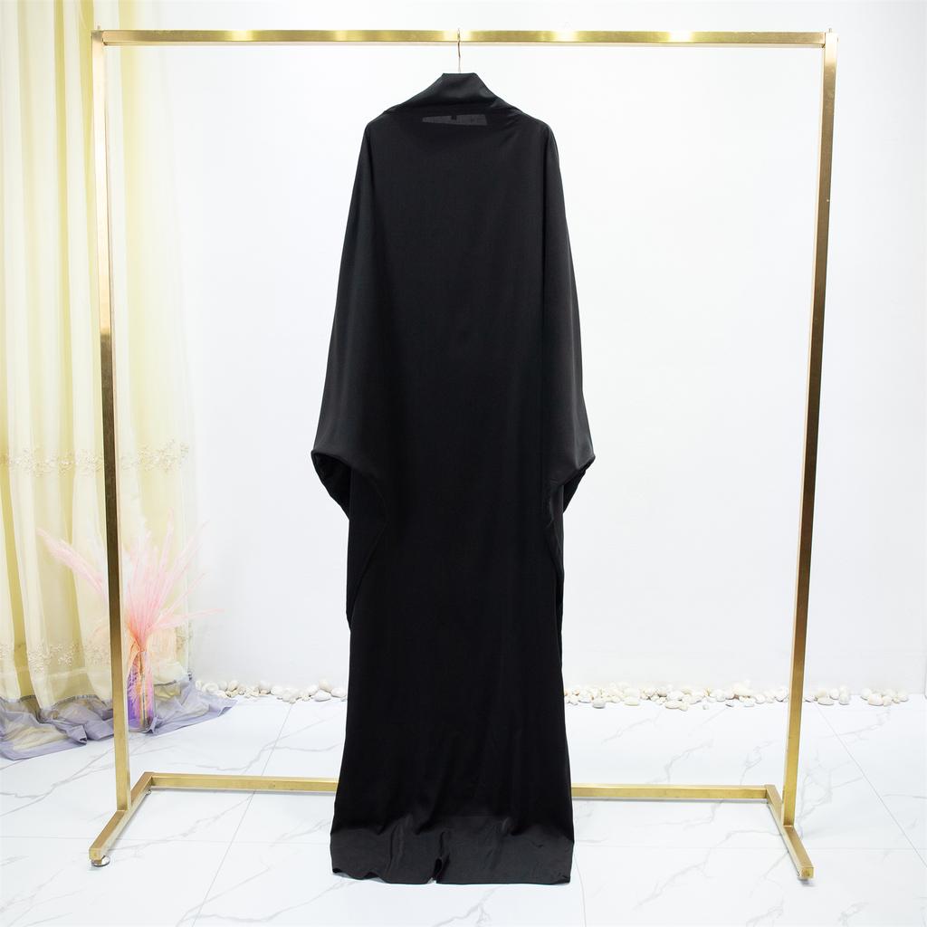 Женское традиционное арабское платье с рукавами «летучая мышь» Абая, мусульманское свободное платье макси длины, женское джилбабс