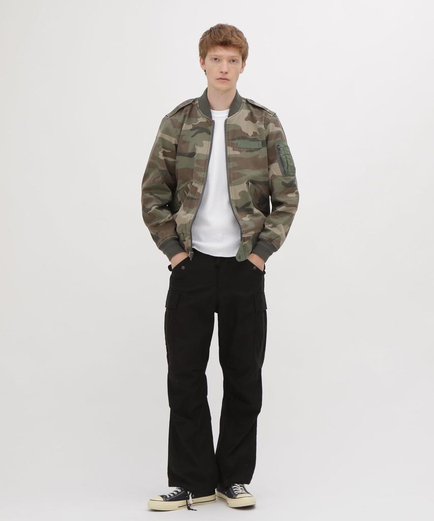 AVIREX WEB&DEPOT Exclusive CAMOUFLAGE L-2B Jacket Men's L 311 Olive Camo 783-5252037