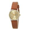 J-AXIS Women's NAL47-T (Casual Watch Sun Flame) Round Watch Brown Analog
