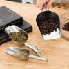 Stainless Steel Ice Shovel Coffee Beans Ice Cube Scoop Bar Ice Scraper Flour Nut Spoon Grain Dry Goods Shovel Kitchen Utensils