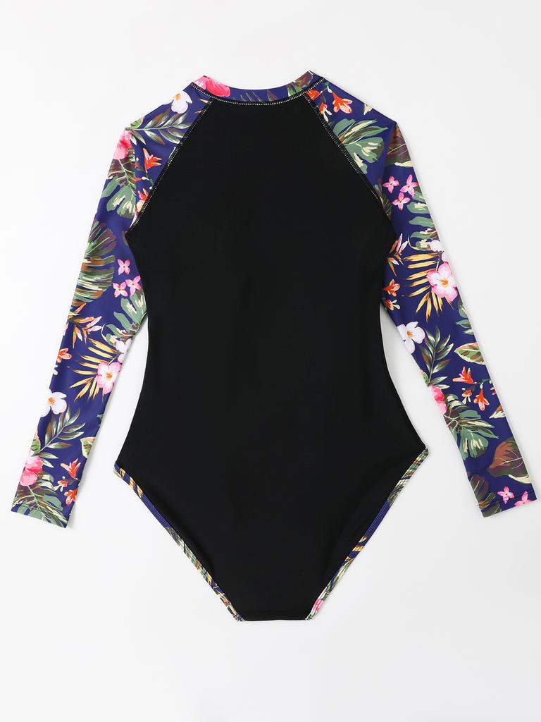 Женский сексуальный купальник A Piece Of Bathing Set Купальник с длинным рукавом на молнии Купальники Купальники