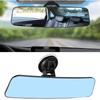 1pc Car Interior Rear Mirror Anti-slip 360° Rotates Adjustable Suction Cup Universal