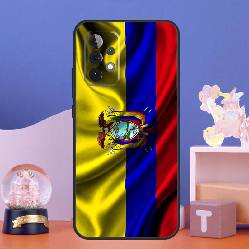 Чехол Флаг Эквадора для Samsung Galaxy A54 A34 A24 A14 A53 A33 A13 A52 A32 A22 A12 A71 A51 A15 A25