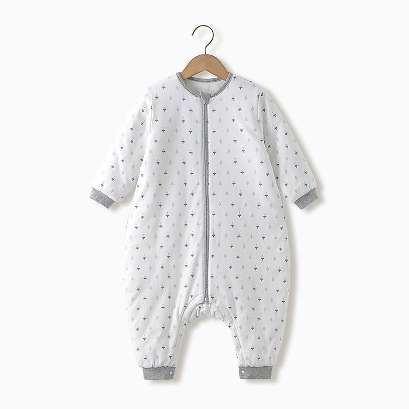 Cotton Sleeping Bag Toddlers 1-3 Years With Zipper Legged Design Warm Winter Sleepwear