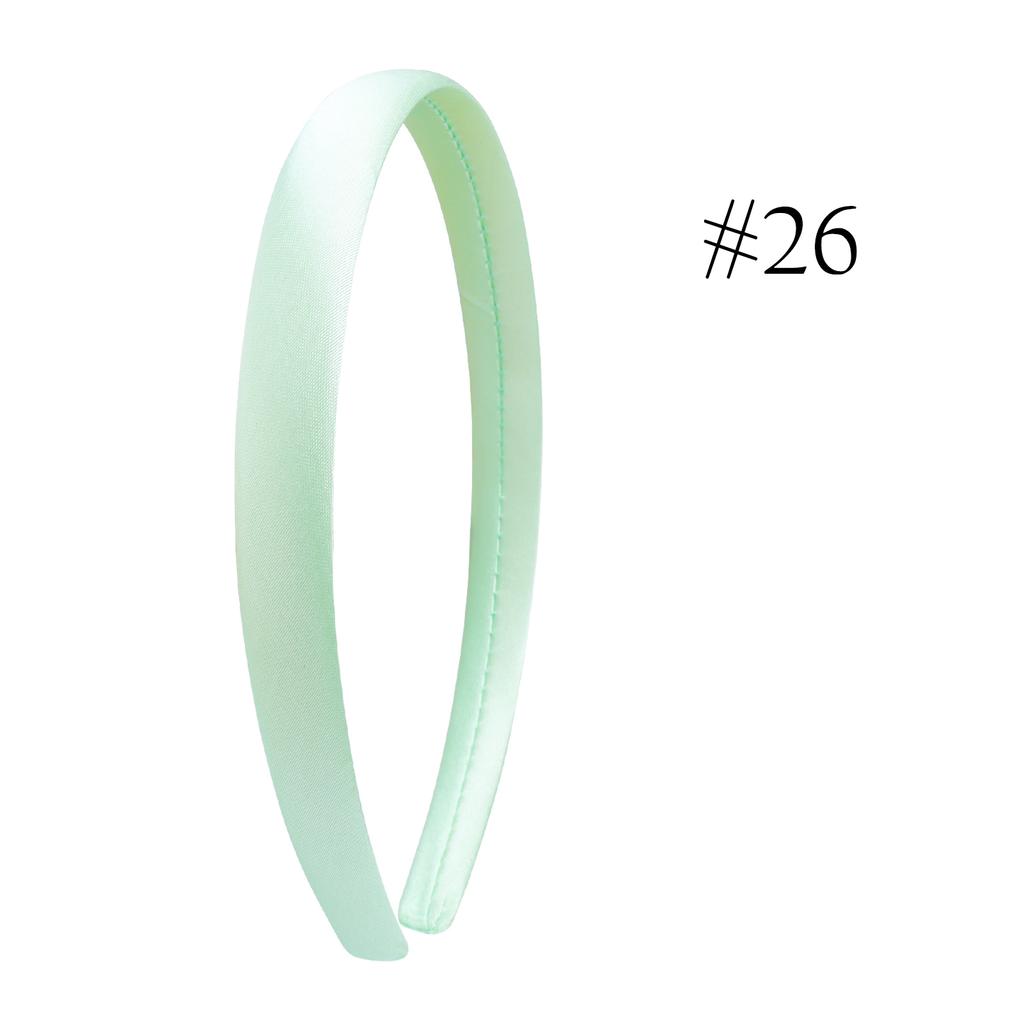 1,5 см Однотонные повязки на голову Сатиновая повязка для рукоделия Сделай сам Повязка для волос Красочные сатиновые повязки на голову для девочек и женщин