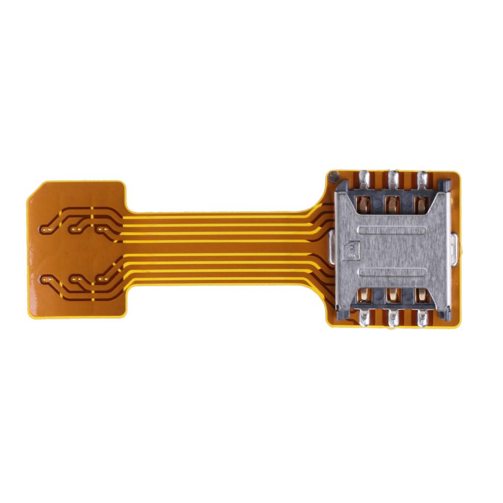 Гибридный адаптер Micro SD с двойной двойной SIM-картой для удлинителя телефона Android Nano Mic