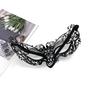 Venetian Masquerade Mask Metal Rhinestone Half Face Women Halloween Party Stage Performance