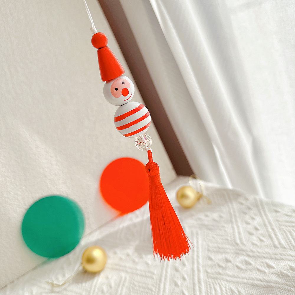 Colorful Handmade Christmas Tree Puppet Decoration for Bags, Phones, and Lanyards - Perfect Gift for Couples!