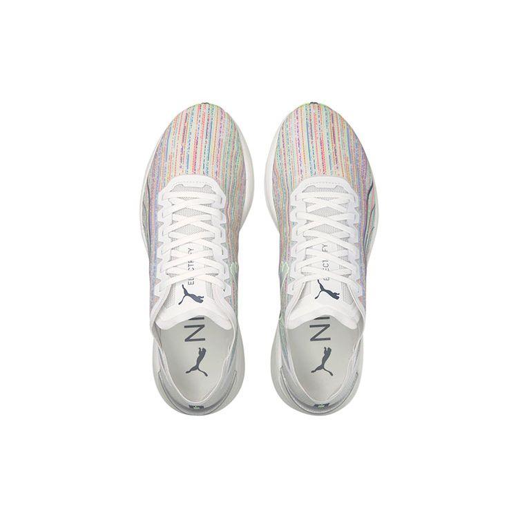 Puma Electrify Nitro 1 Spectra Удобные повседневные тканевые амортизирующие нескользящие износостойкие кроссовки для марафона с низким верхом Мужские кроссовки 195415-01