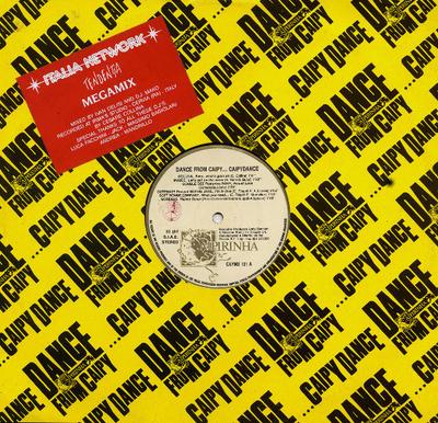 Пластинка 12 дюймов РАЗЛИЧНЫЕ - Tendentia Megamix (Танцевальный Трек From Caipy CAYMX101 Caipirinha Reco 1990 Италия Танцевальная Электроника Б/У