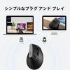 Wireless Mouse Wireless Vertical Ergonomic DPI Adjustment Battery Level Ideal for Office or Home No Hand Fatigue - 2.4GHz Connection, Type,