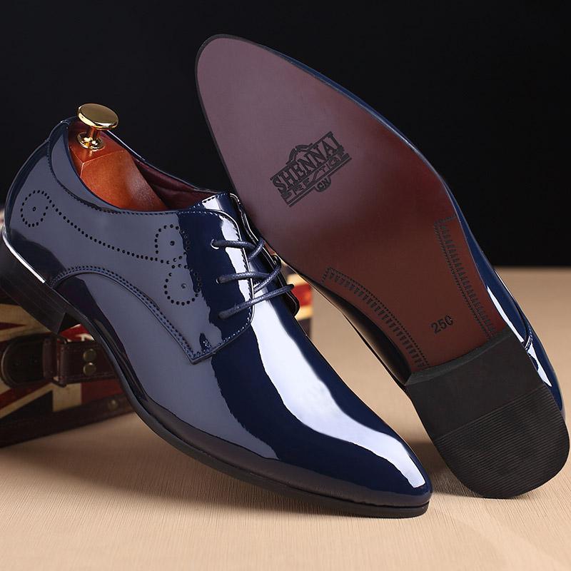 Fashion Leather Shoes For Man Genuine Leather Big Size Shoes High Quality Designer Formal Platform Casual Shoes Fashion Business