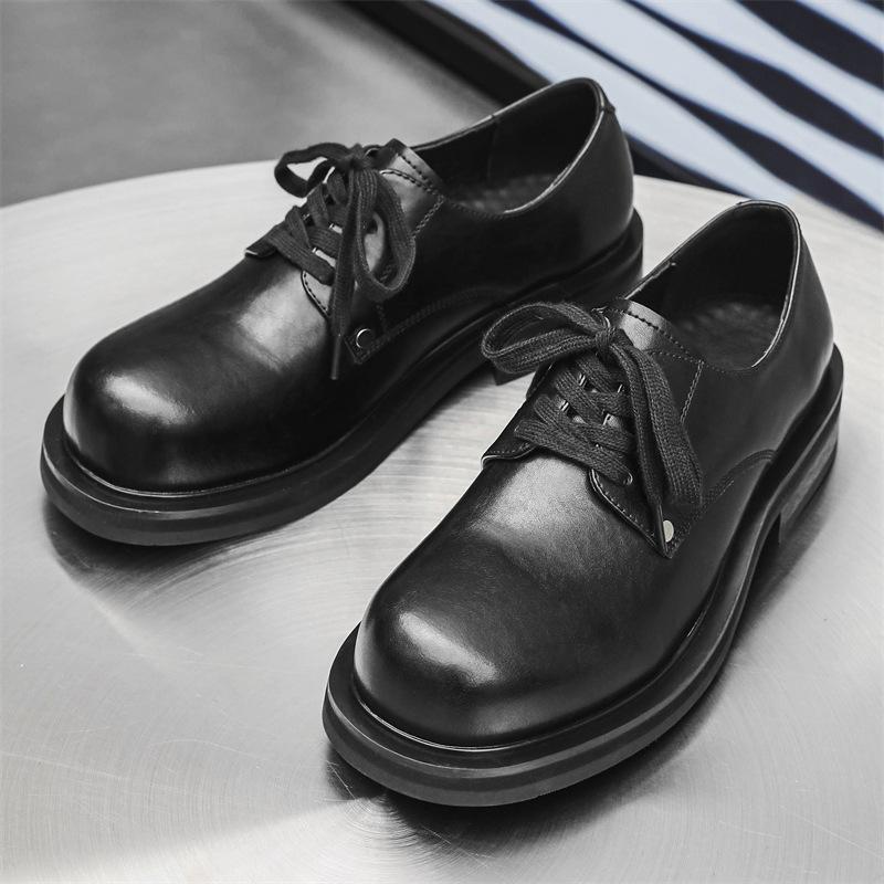 Винтажные туфли дерби мужские туфли с низким верхом туфли Martin Tide инструментальные туфли британский стиль кексовая платформа повседневные туфли 44332-J