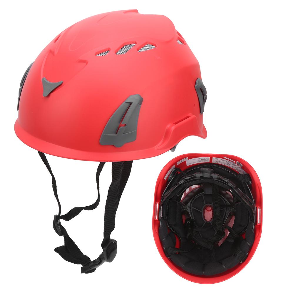 GUB D8 Rock Climbing Helmet Outdoor Safety Head Guard Adjustable Helmet for MountaineeringRed