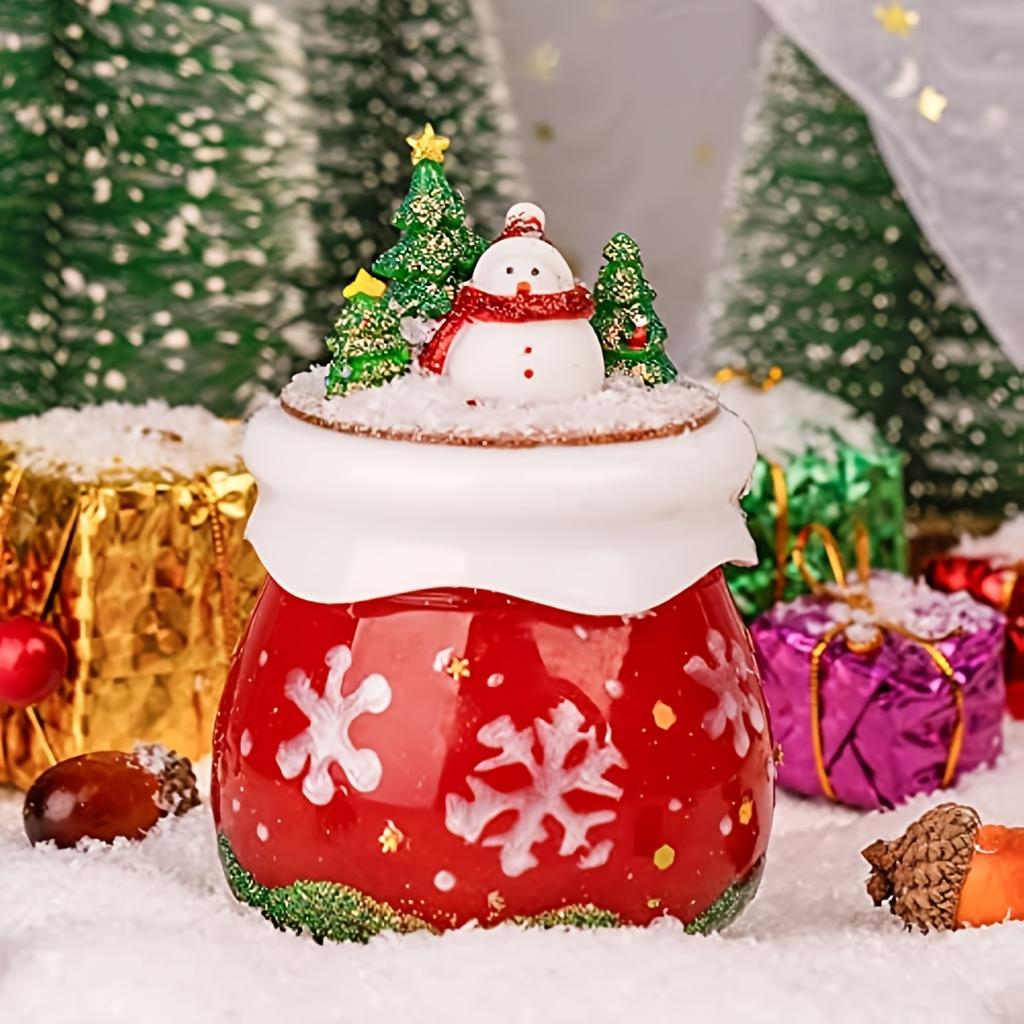 1 комплект силиконовых форм для банок, силиконовые формы для пудинга с крышкой, силиконовые формы для эпоксидной смолы для бутылки для хранения, подсвечник