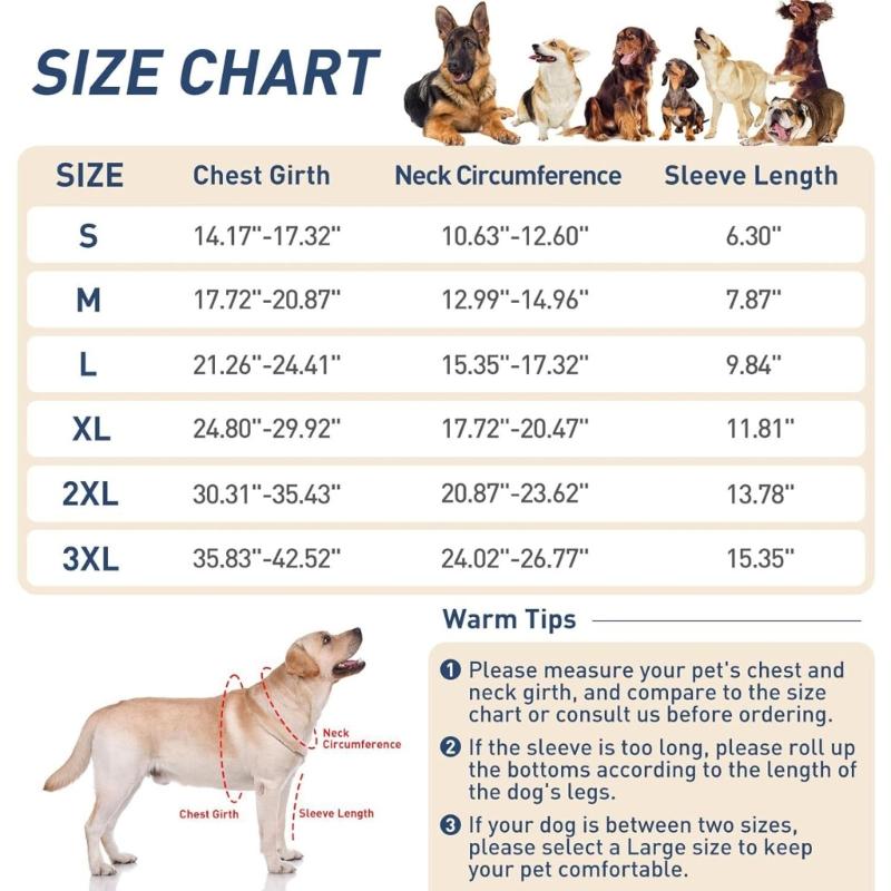 Регулируемый рукав для собачьих лапок предотвращает раны и обеспечивает тепло для восстановления после облизывания, помогает в заживлении