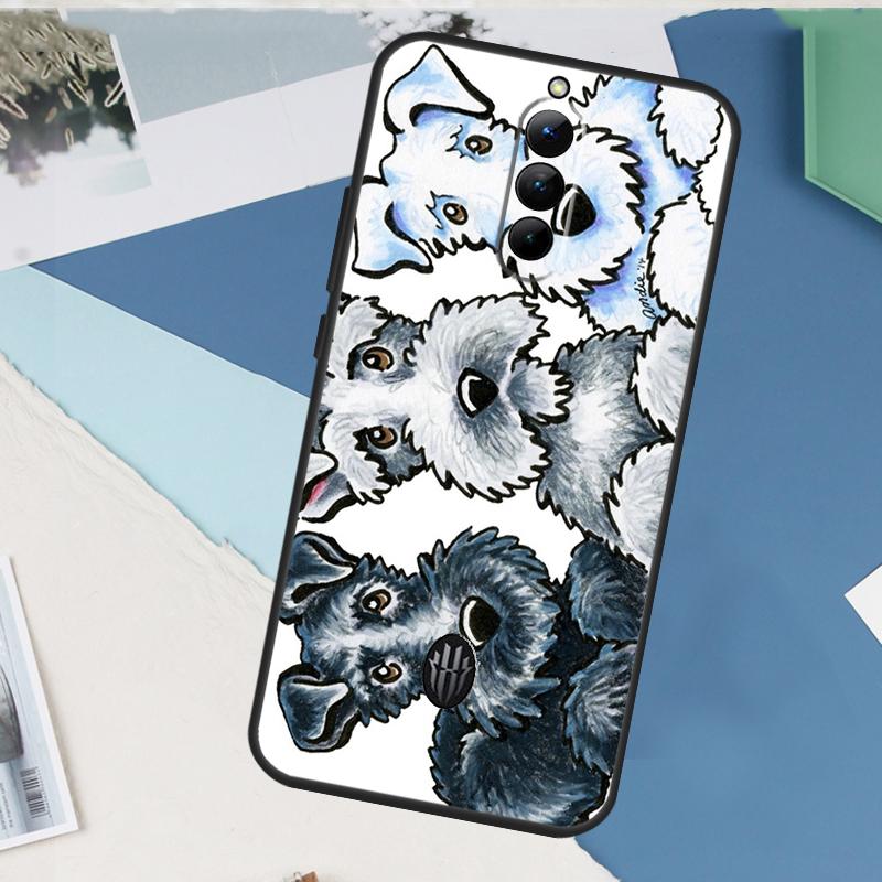 Miniature Schnauzer dog art Case For ZTE Nubia Red Magic 8S 9S 10S 10 9 8 11 Pro Plus 6 7 6S 7S Pro 5G 6R 10 Air Cover