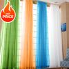 2025 New 30% Shading Sheer Curtains for Living Room Window Transparent Voile Tulle Curtain Colourful Wedding Drapes Home Decor High Quality