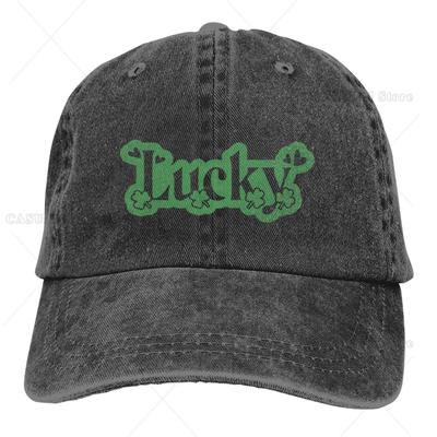 Бейсбольная кепка Lucky Shamrocks Golf Dad Hat Регулируемая оригинальная классическая низкопрофильная хлопковая кепка для мужчин и женщин
