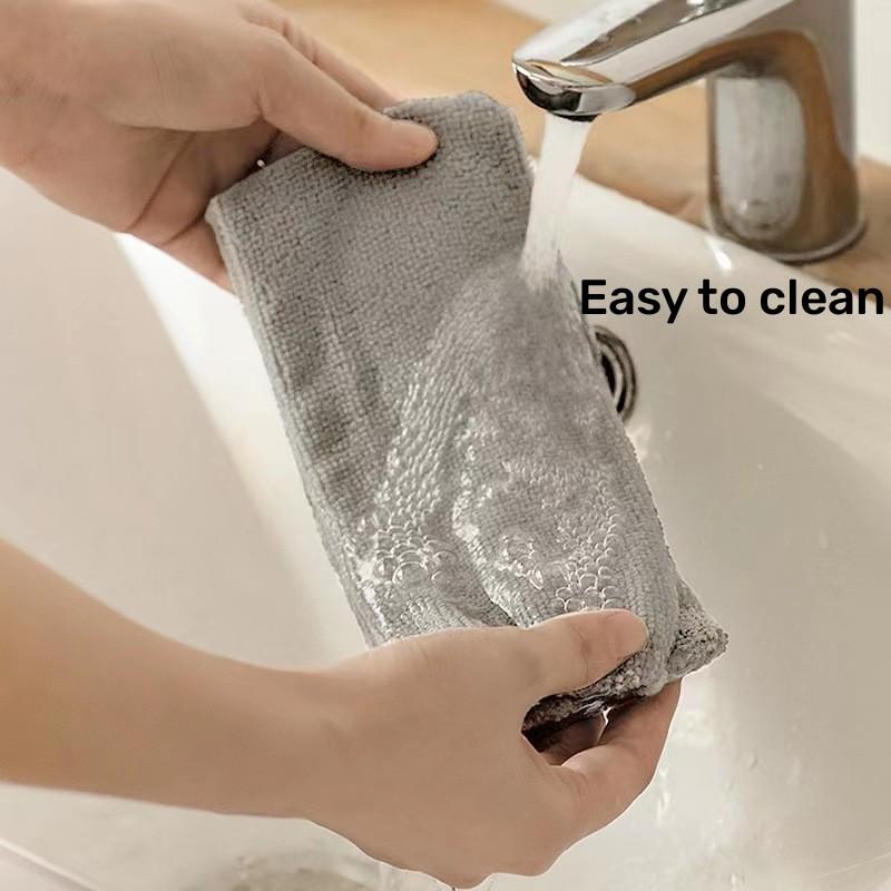 Microfiber Cleaning Towel for Dust Brush Reusable Soft Drying Cloth Easy Clean Removal Mop Rag Household Cleaning Accessories