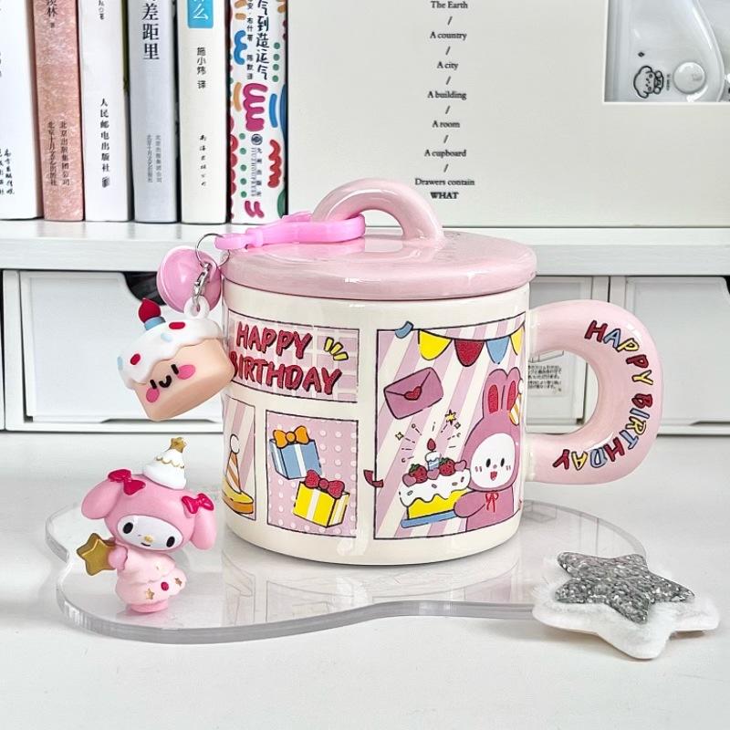 Подарки на день рождения подругам, креативные практичные керамические кружки для девушек, чашки для торта высокой ценности, подарочные коробки