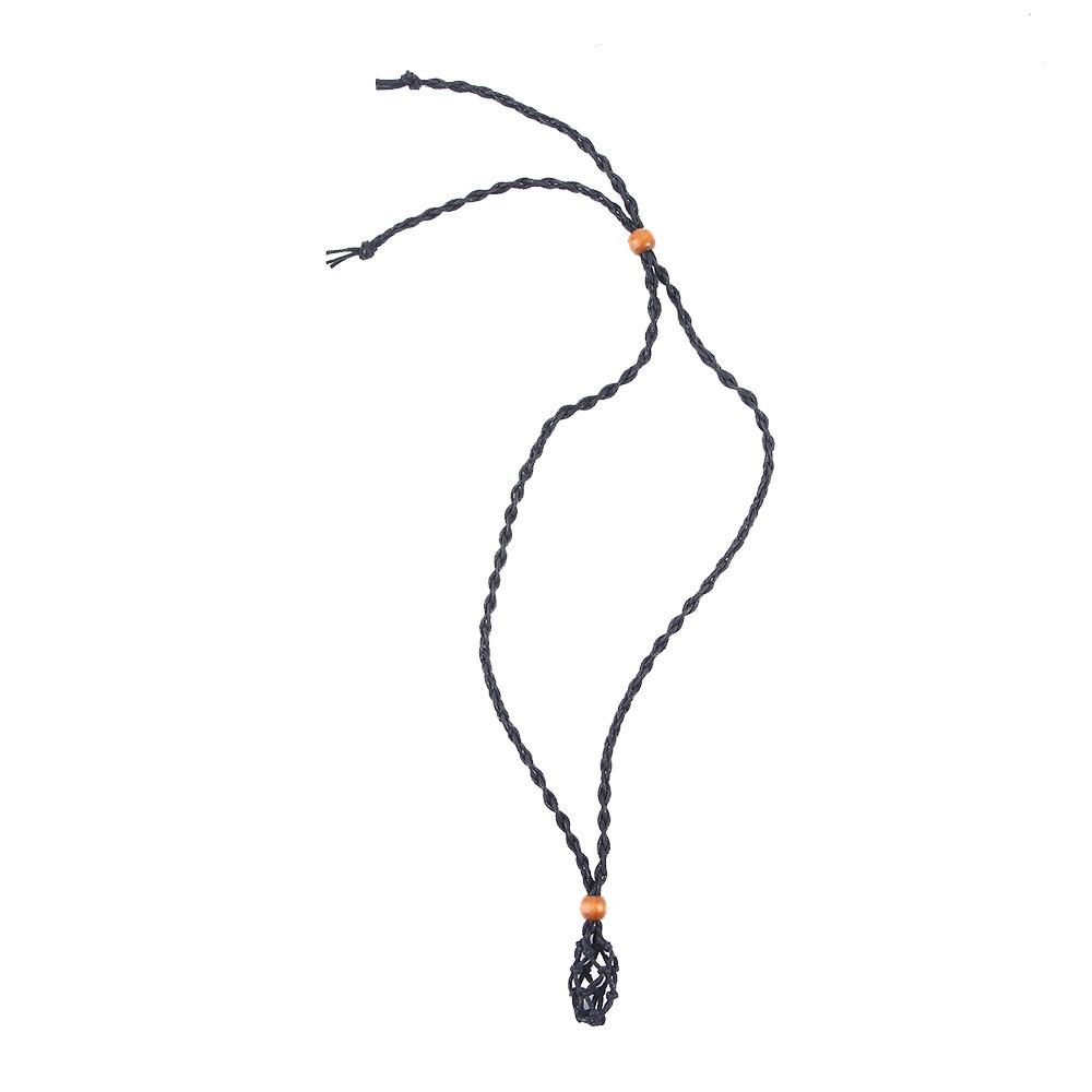Jewel DIY Braided Braided Necklace Cord Empty Stone Holder Crystal Necklace Holder Necklace Cord