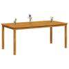 Garden Dining Table 180x90x75 cm Solid Acacia Wood
