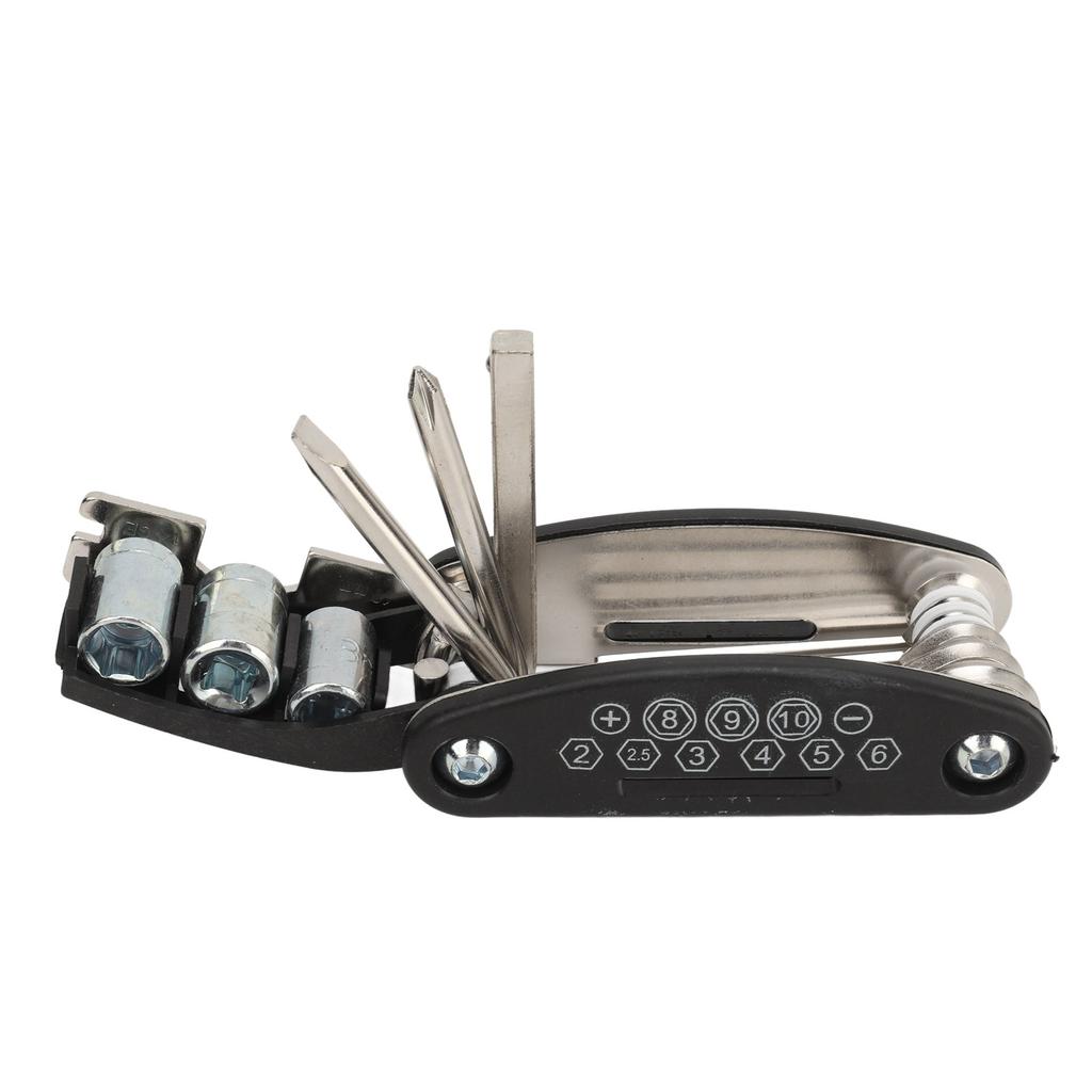 Велосипедный мультитул Стальной Многоспецификационный Складной Велосипедный Многофункциональный Набор Гаечных Ключей для Электрического