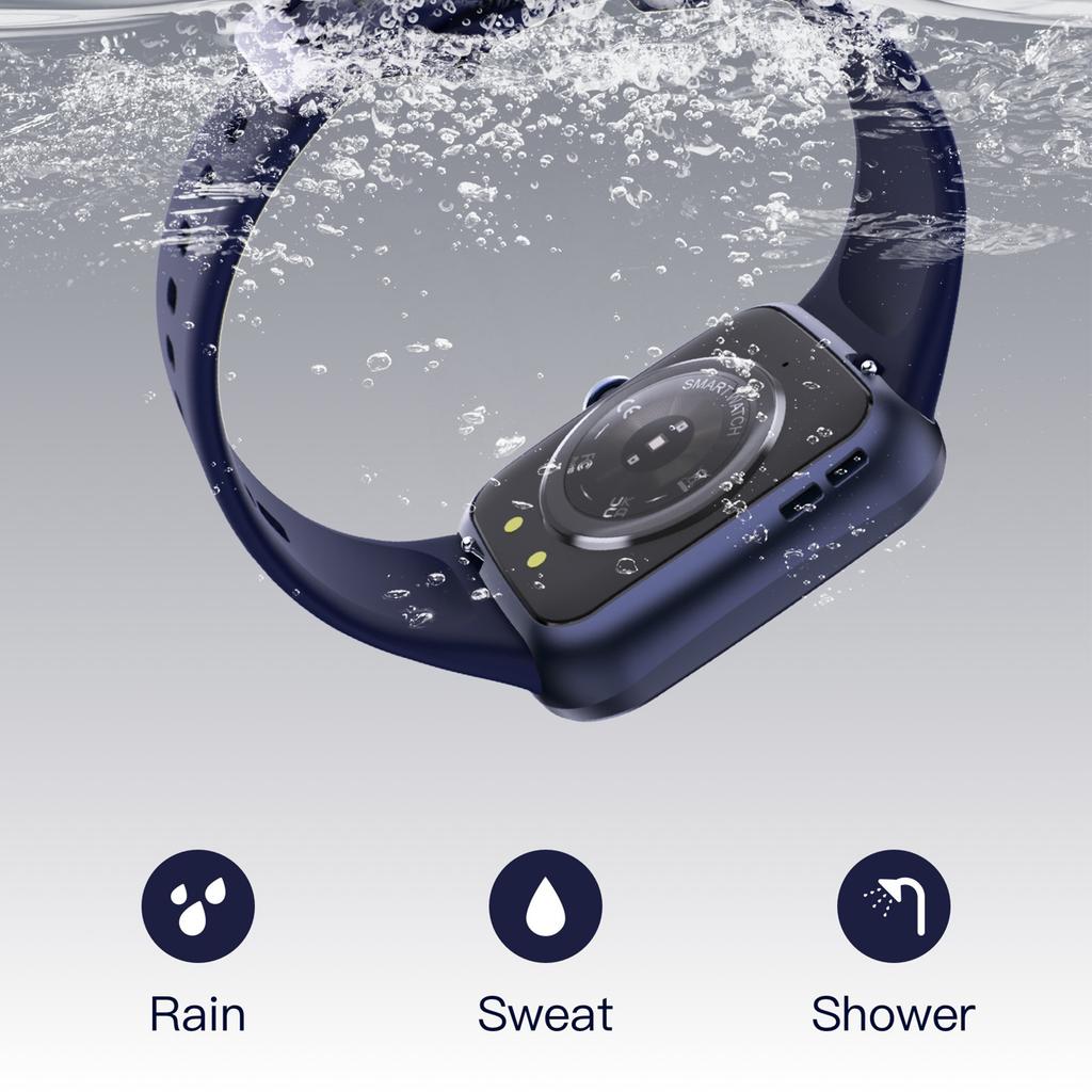 Q32 2.1 Inch Screen Bluetooth-compatible Call Smart Watch with Heart Rate,Blood Pressure,Blood Oxygen Monitoring