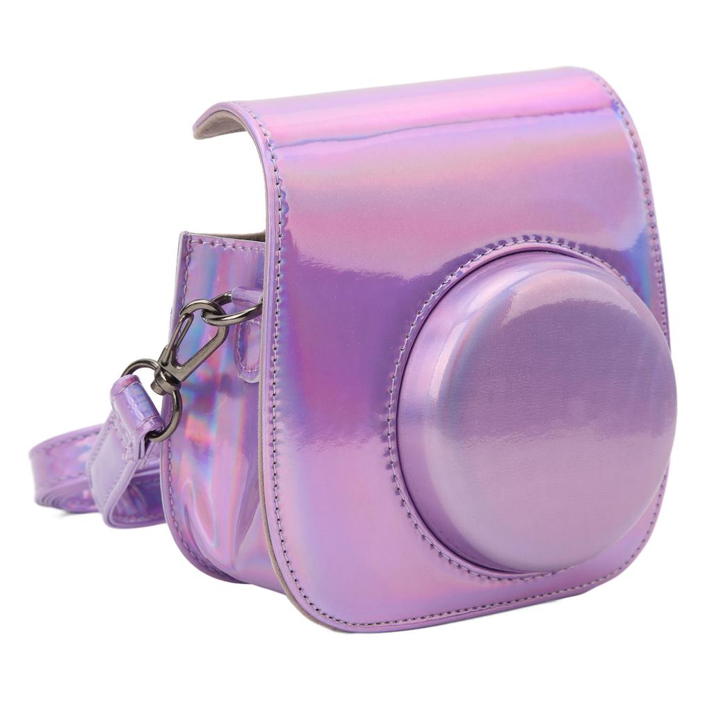 Цветная сумка-чехол для камеры из ПУ кожи со съемным регулируемым плечевым ремнем для Fujifilm Mini 11