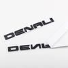 Silver Black For GMC SIERRA DENALI Rear Trunk Side Body Nameplate Logo Emblem Letters Sticker ABS Stereo 3D Car Styling
