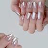 30 шт./лот короткие накладные ногти Aurora кошачий глаз чисто балерина украшения носимые накладные ногти полное покрытие типсы искусство
