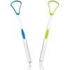 2Pcs Tongue Scraper Cleaner Oral Scrapers Bad Breath Cleaning Oral Care Tools for Adults