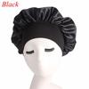 Soft Stretch Head Cover Night Sleep Hat Wide Band Satin Cap Elastic Head Wraps Hair Loss Chemo