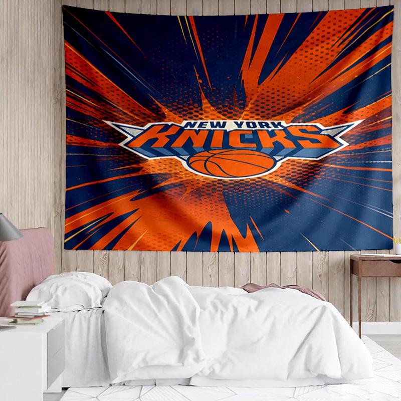 Knicks logo Tapestry for Bedroom Aesthetic Classroom Tapestries Wall Hanging for Living Room Dorm Office,Ideal Creative Gift