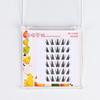 Anime Cosplay 3D False Eyelashes With Jelly Glue Strips Segmented False Eyelashes  Men