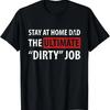 Смешная шутка про папу-домоседа, муж-домохозяин, подарок на День отца, футболка
