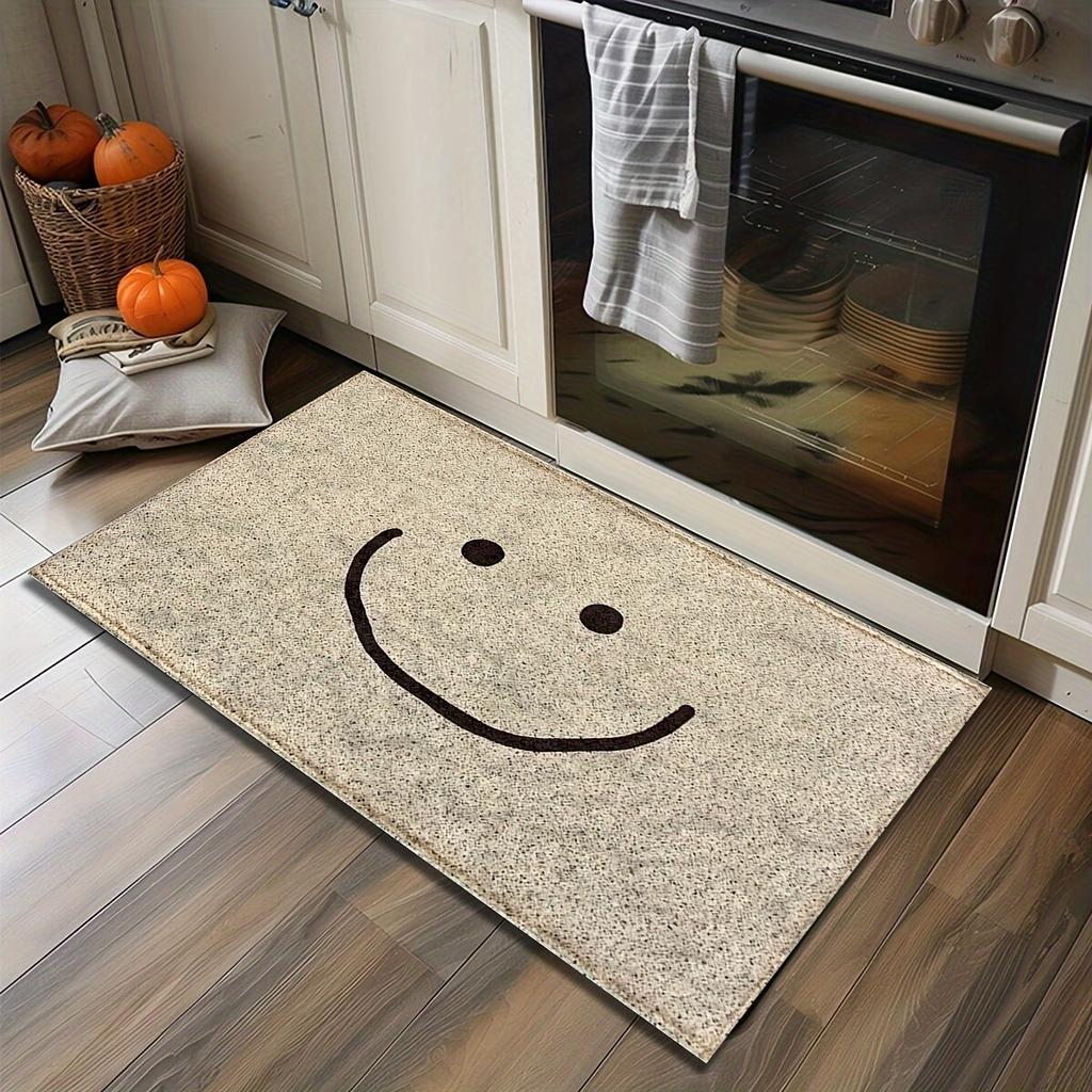 Cartoon Smile Rug for Good Vibes Carpet Funny Doormat Welcome Mat Bathroom Mat Rug For Bedroom Carpet For Live Room Home