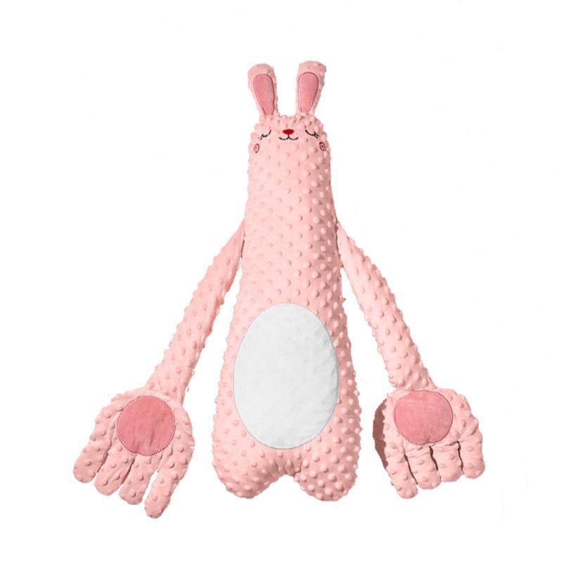 Детская мультяшная плюшевая подушка в виде животного с функциями похлопывания и музыки для сна и успокоения