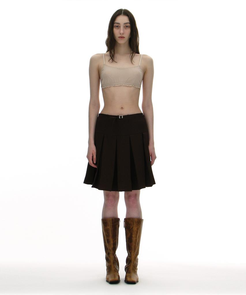 Partimento Women Slim Square Toe Midi Boots_Camel