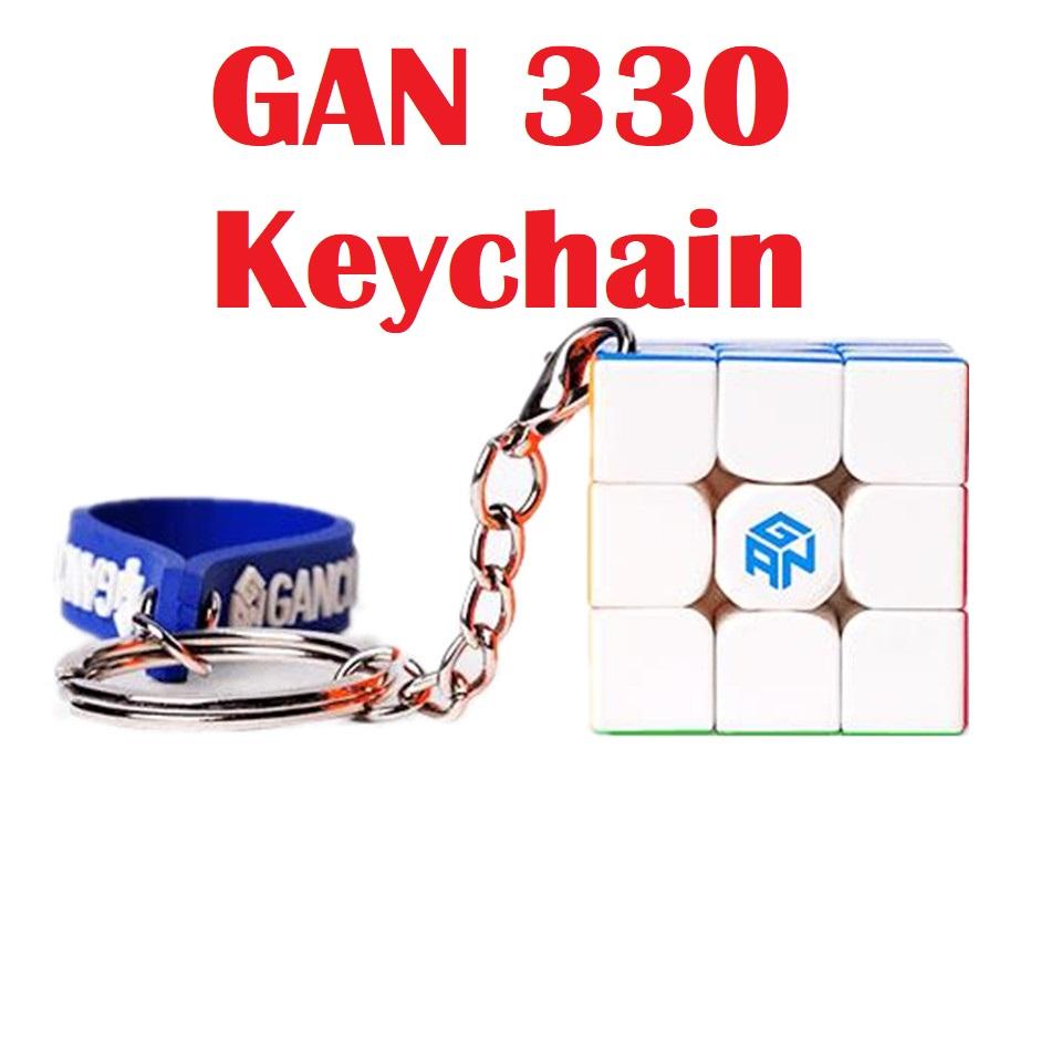 GAN330 Keychain Cube 3x3x3 Magic Cube 3x3 Speed Cube Puzzle Gans 3x3x3 Cube GAN 330 Mini 30MM Size Magic Cube Toys