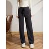 Woolen Wide-leg Pants for Women In Autumn and Winter New Wool Straight Pants Soft and Glutinous Casual Pants Full of Drooping Floor Pants