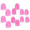 12Pcs Guitar Finger Protection Cover Silicone Fingertip Guards Protector String Instrument