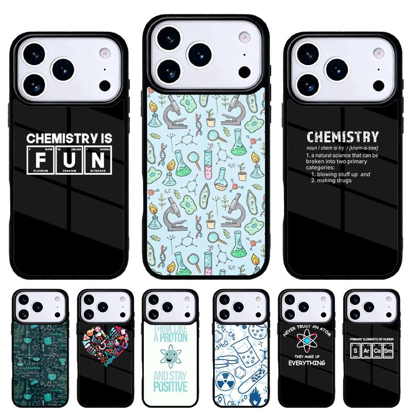Chemistry Phone Case for iPhone 17 16 15 14 13 Pro Max Back Cover for 12 11 Pro Coque