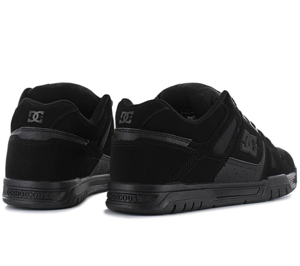 DC Shoes Stag - Мужская обувь для скейтеров Обувь для скейтбординга Leather Black 320188 Кроссовки Спортивная обувь ORIGINAL