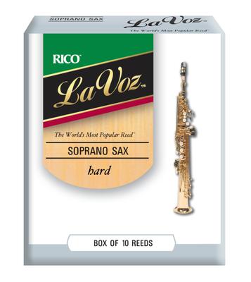 Трости для сопрано-саксофона WoodWinds LA VOZ RIC10HD D'Addario D'Addario [Жесткие] Упаковка 10 шт.